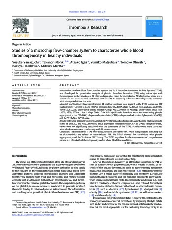 Publication T-TAS 01 Yamaguchi et al 2013